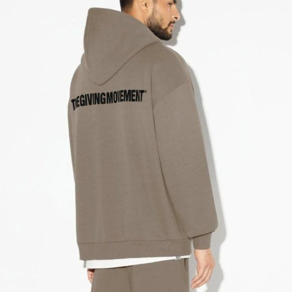 The Giving Movement Oversized Fleece Zip Hoodie Size XS/S - Picture 1 of 5